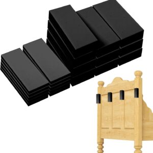 headboard-stoppers 20pcs Anti-Shake Headboard Stoppers – EVA Foam Wall Protectors & Furniture Noise Dampening Pads (Black, 10x20mm + 10x3mm)